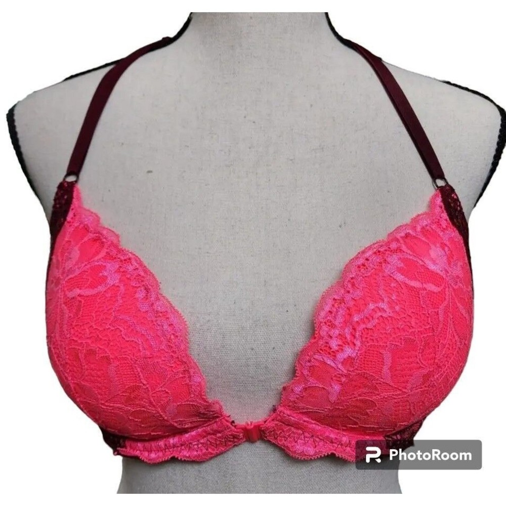 Victoria's Secret Dated Racerback Pink Bra Size 32DD